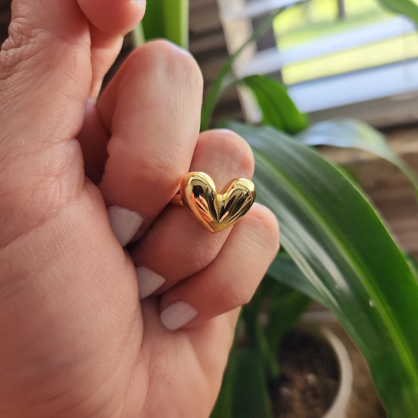 Maxi heart ring