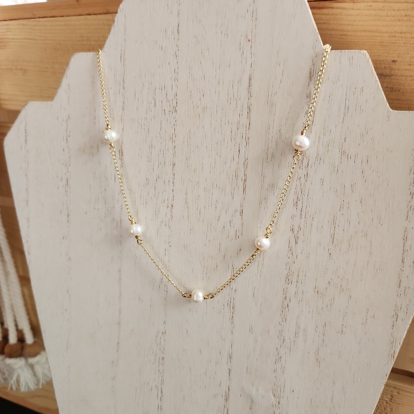 Pearl #6 choker