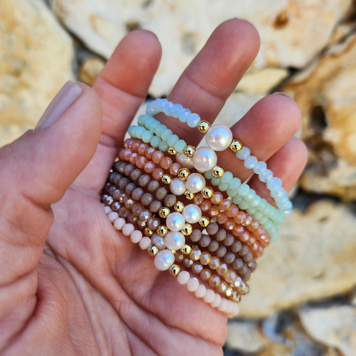 Single Pearl Bracelets