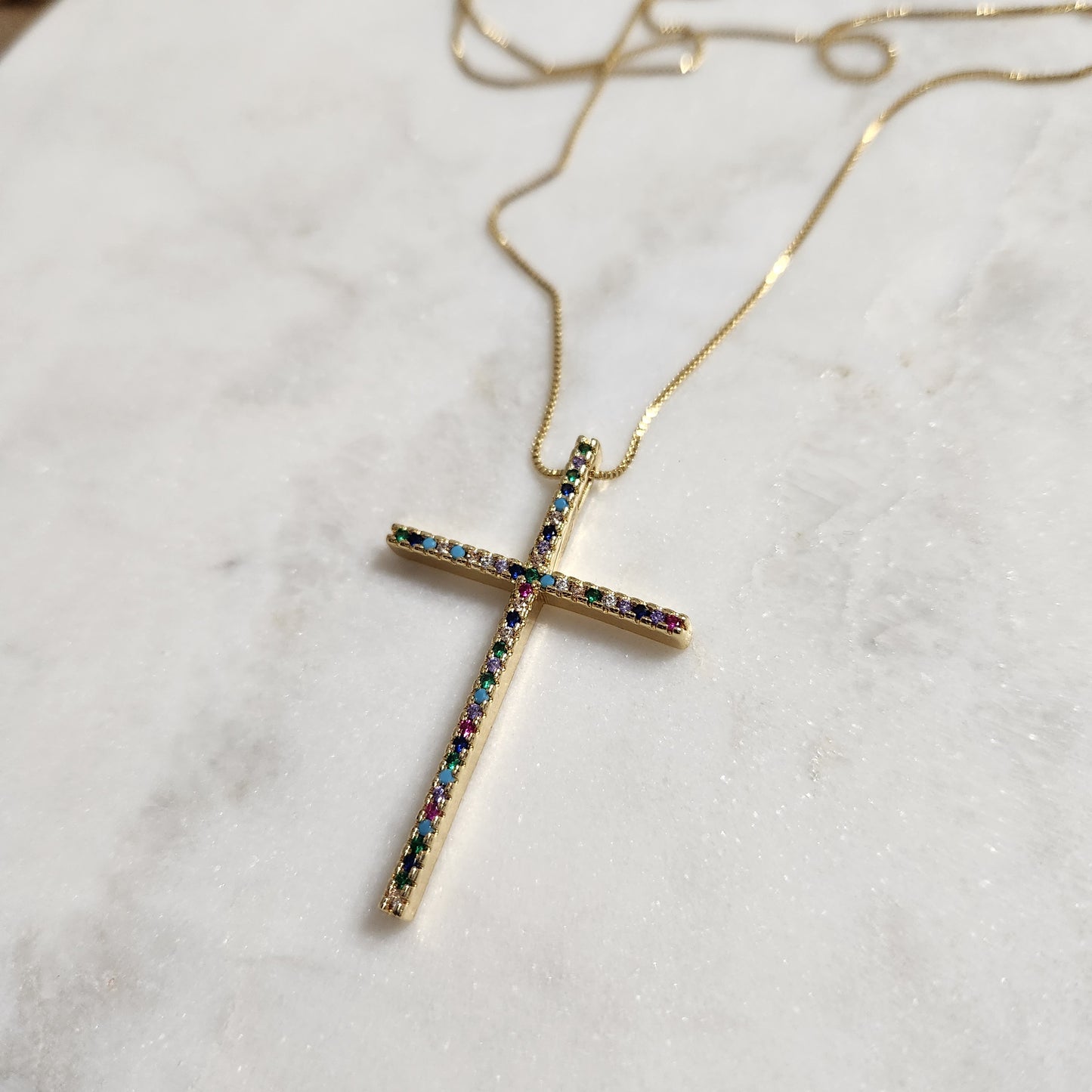 Maxi Cross Necklace