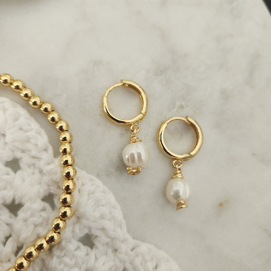 Pearl hoops