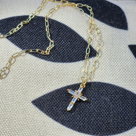 Cross shain necklace